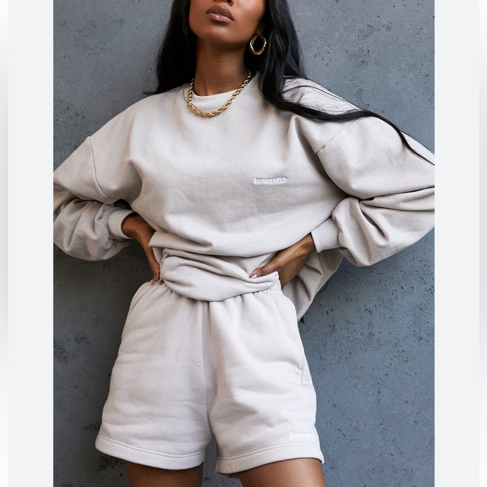 House of CB Beige Lounge Sweat Set